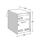 Boîte aux Lettres pour Colis Silmec S433 avec Service de Passage