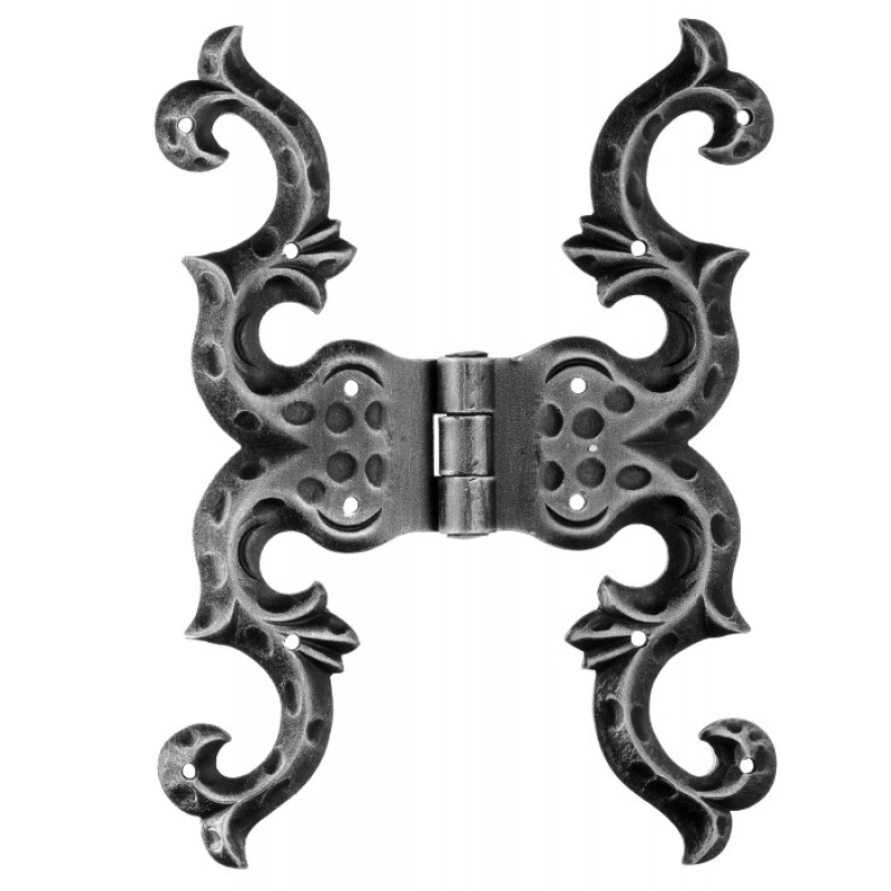 Double charnière 270x200x2,5mm Galbusera fer forgé pour portes et fenêtres