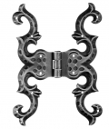 Double charnière 270x200mm Galbusera fer forgé pour portes et fenêtres