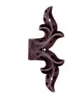 Charnière feinte 145x50mm Galbusera fer forgé pour portes et fenêtres