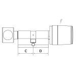 Cylindre Modulaire Électronique Libra LE60 Iseo