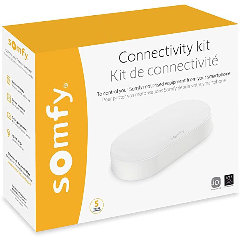 Connectivity Kit Somfy pour Contrôler Moteurs avec Smartphone
