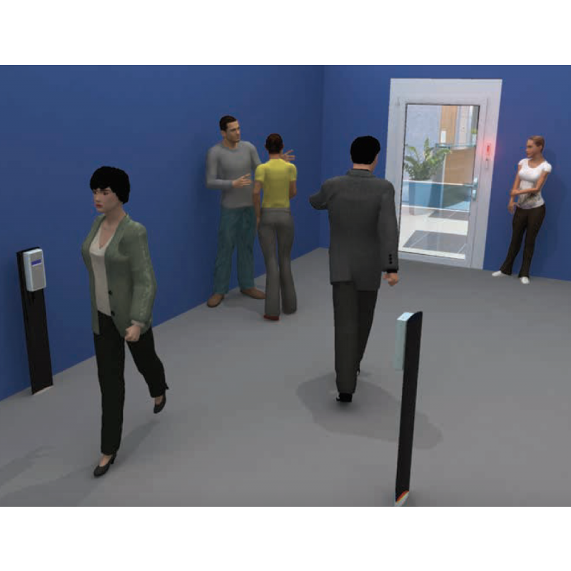 Compteur de personnes avec feu de circulation pour Opera Presence Control Shop