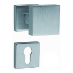Arieni 909 Paire de Boutons de Porte Carrés 55x55 mm Décentrés