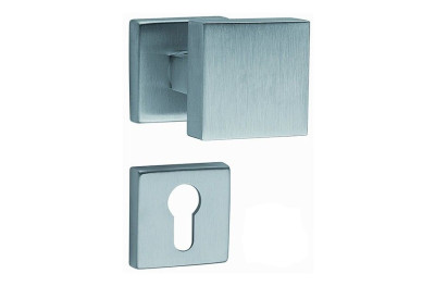 Arieni 909 Paire de Boutons de Porte Carrés 55x55 mm Décentrés