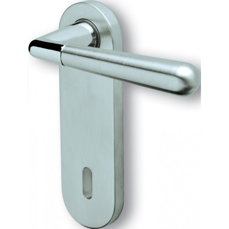 Paire de poignées avec plaque Ghidini Genève