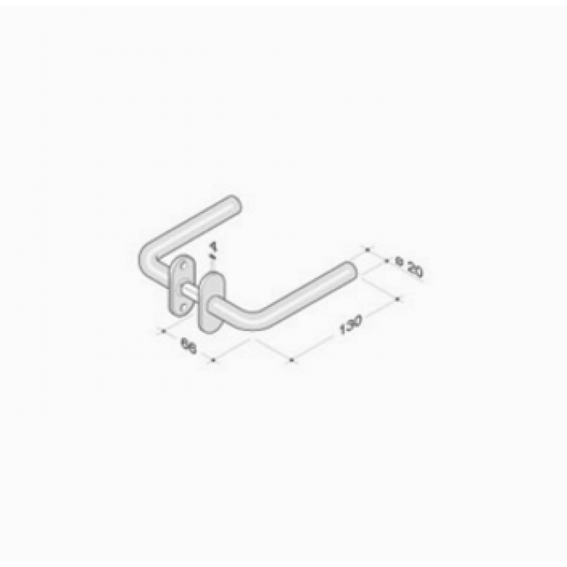 Poignées de couple, en acier inoxydable AISI 316L 2028T PBA