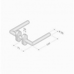 Poignées de couple, en acier inoxydable AISI 316L 2030T PBA