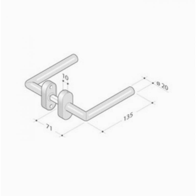 Poignées de couple, en acier inoxydable AISI 316L 2030T PBA