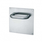 Paire de poignées sur la plaque PBA 2028B / 2001 en acier inoxydable AISI 316L