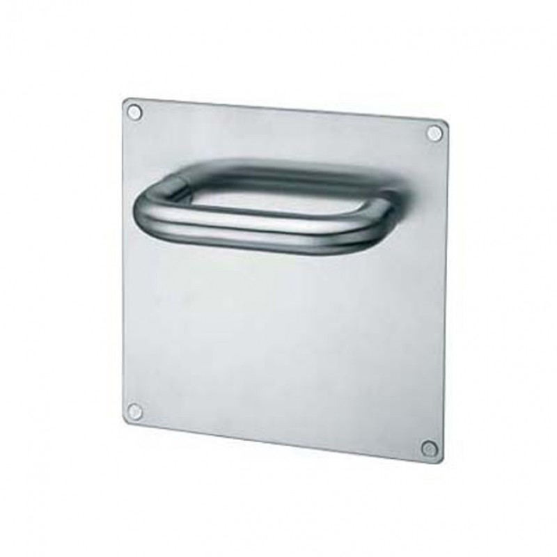 Paire de poignées sur la plaque PBA 2028B / 2001 en acier inoxydable AISI 316L