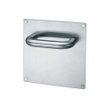 Paire de poignées sur la plaque PBA 2028B / 2001 en acier inoxydable AISI 316L