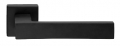 Coin Zincral base Ligne Cali Matt Black Paire de poignées sur Rosetta