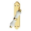 Dalia Poignée de fenêtre Cremonese en porcelaine blanche Linea Cali Classique