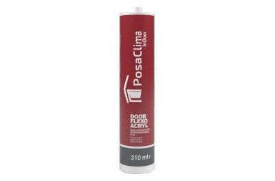 Door Flex Acryl PosaClima Scellant Acrylique Peut Être Peint Blanc 310 ml