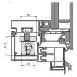 E-LOCK ULTRAFLEX UCS Actionneur Linéaire Matériel Périmétrique