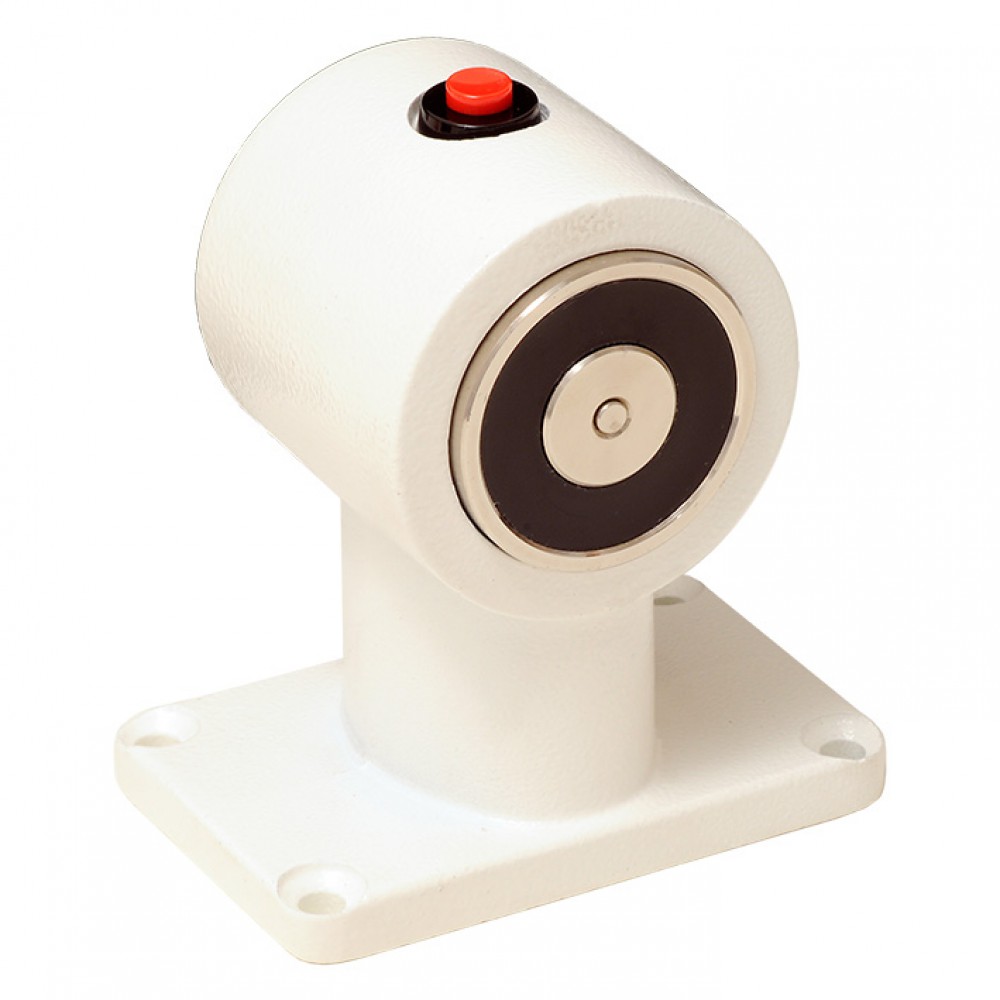 Ventouse Blanc Fixation au Sol pour Portes Coupe-feu Battantes 18005 Opera