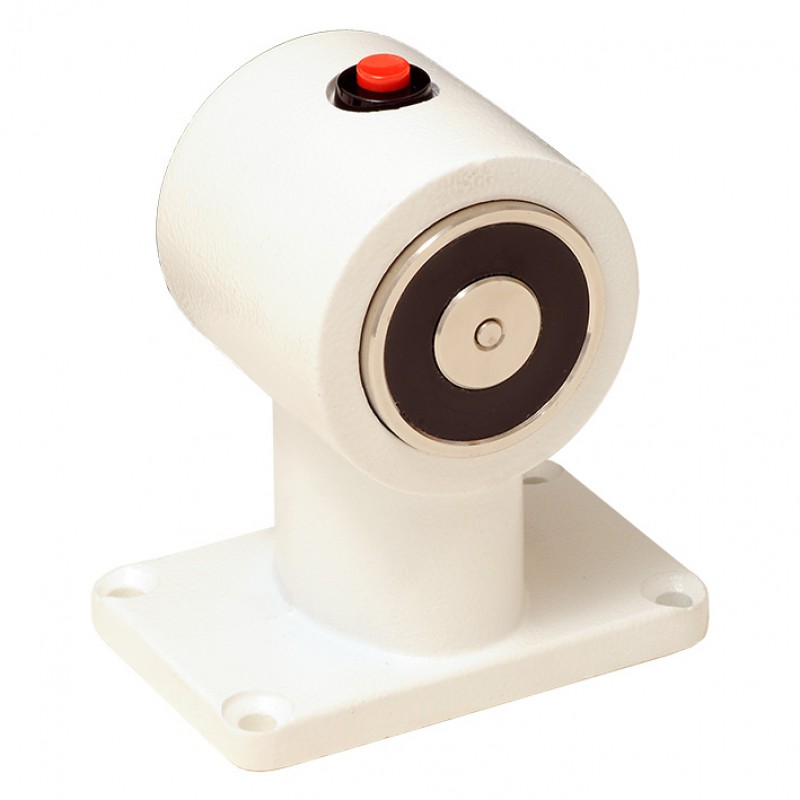 Ventouse Blanc Fixation au Sol pour Portes Coupe-feu Battantes 18005 Opera
