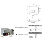 Serrure Électrique pour Portail Battant avec Bouton de Déverrouillage