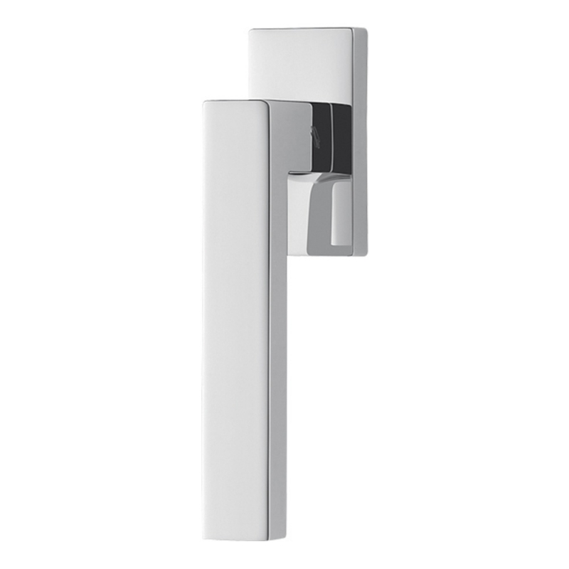 Poignée de porte Ellesse en chrome poli sur rosette Studio Bartoli pour Colombo Design
