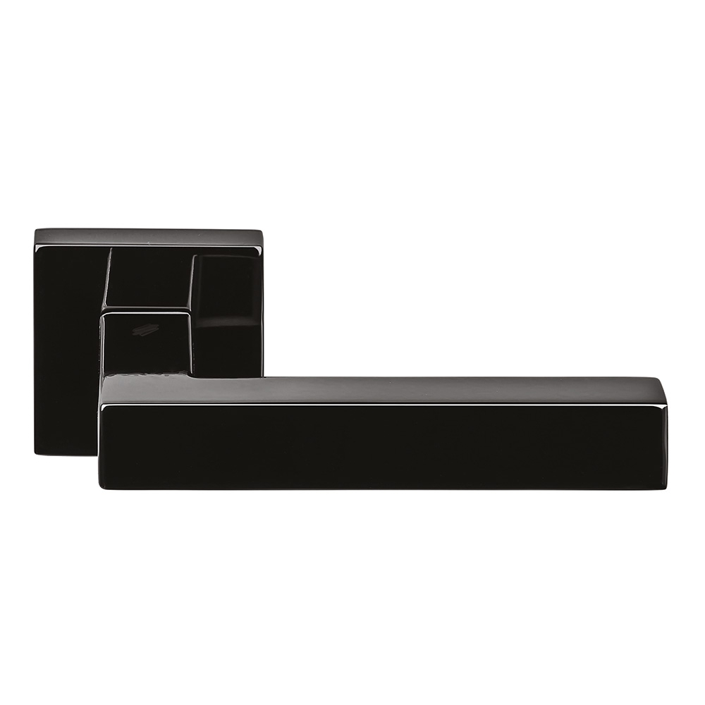 Poignée de porte Ellesse Grafite Black sur Rosette de Colombo Design