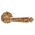 Epoca Or Française Poignée de Porte sur Rosette Linea Calì Vintage