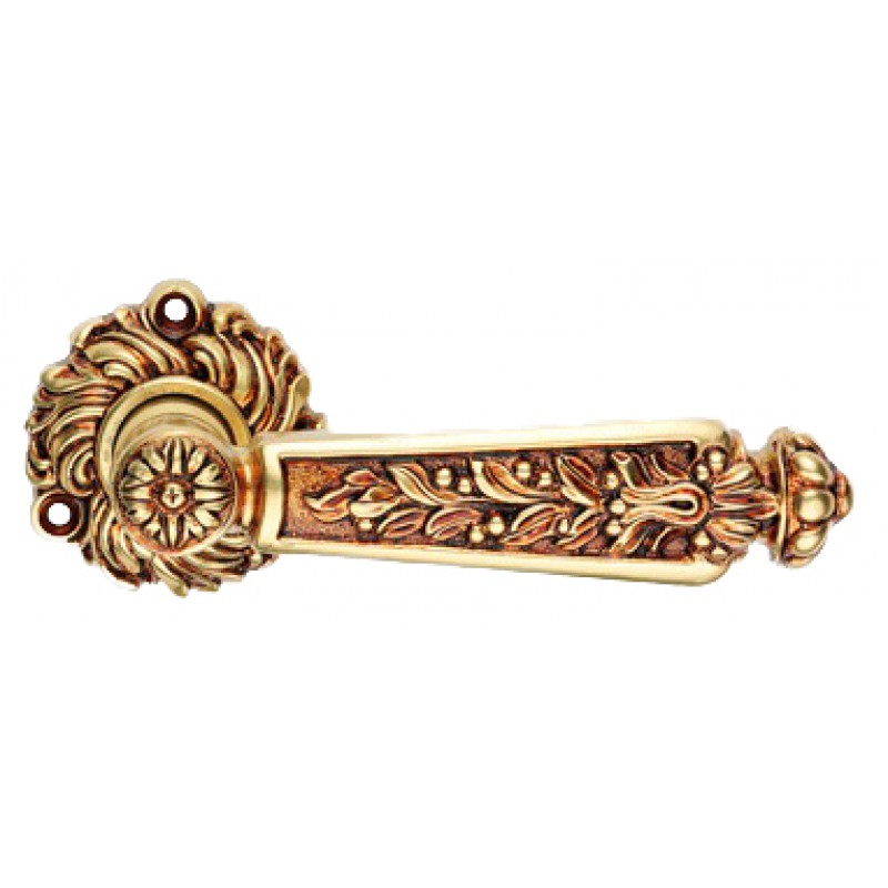 Epoca Or Française Poignée de Porte sur Rosette Linea Calì Vintage