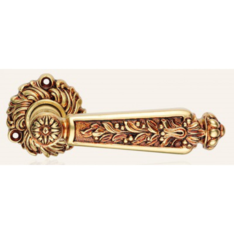 Epoca Or Française Poignée de Porte sur Rosette Linea Calì Vintage