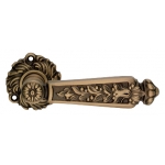 Epoca Mat Patiné Poignée de Porte sur Rosette Linea Calì Vintage