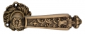Epoca Mat Patiné Poignée de Porte sur Rosette Linea Calì Vintage