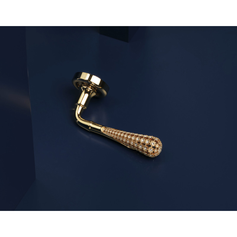 Feeling Linea Calì Poignée de Porte avec Cristaux Swarovski