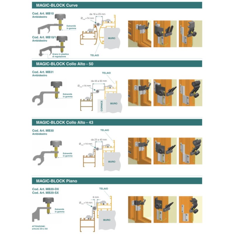 Bloquer Volets Extérieurs Magic-Block TMS Tecnometalsystem