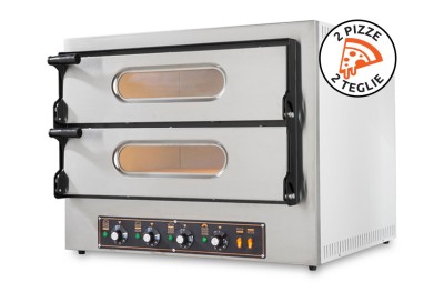 Four à Pizza Resto Italia Kube 2 Plus 6,4Kw Acier Inoxydable