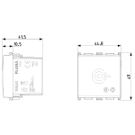 Dispositif Extérne NFC/RFID Connecté Blanc 14462 Vimar