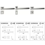 Poignée de Porte Genève 200 Reguitti Inox en Acier AISI 316L