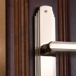 Arte Poignée sur la Plaque pour Porte Linea Calì Vintage