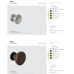 Halo Colombo Design Bouton de Porte Fixe Ø60 ou Ø72 Alberto Meda