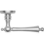 Heidi Linea Calì Poignée de Porte Classique en Laiton avec Rosace