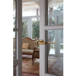 Heidi Linea Calì Poignée de Porte Classique en Laiton avec Rosace