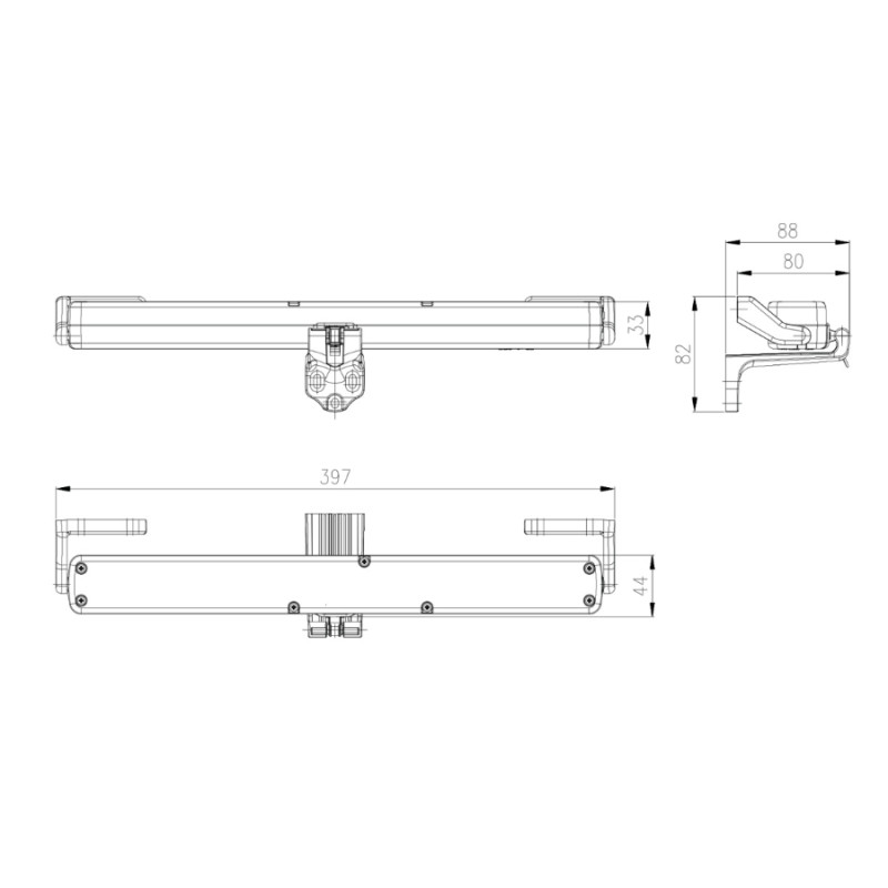 K-ECO S3 Nekos Vérin à Chaîne pour Soufflet Dôme Lucarne