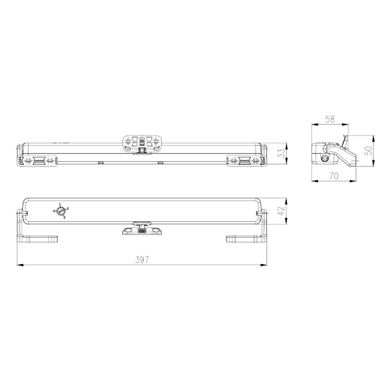 K-ECO S3 Nekos Vérin à Chaîne pour Soufflet Dôme Lucarne