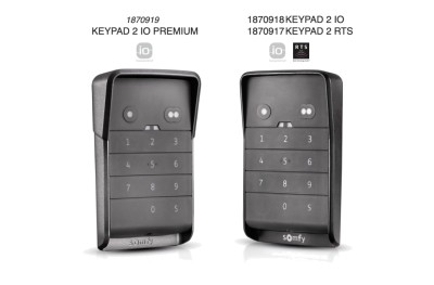 Somfy Keypad 2 Clavier pour Moteurs Radio IO et RTS