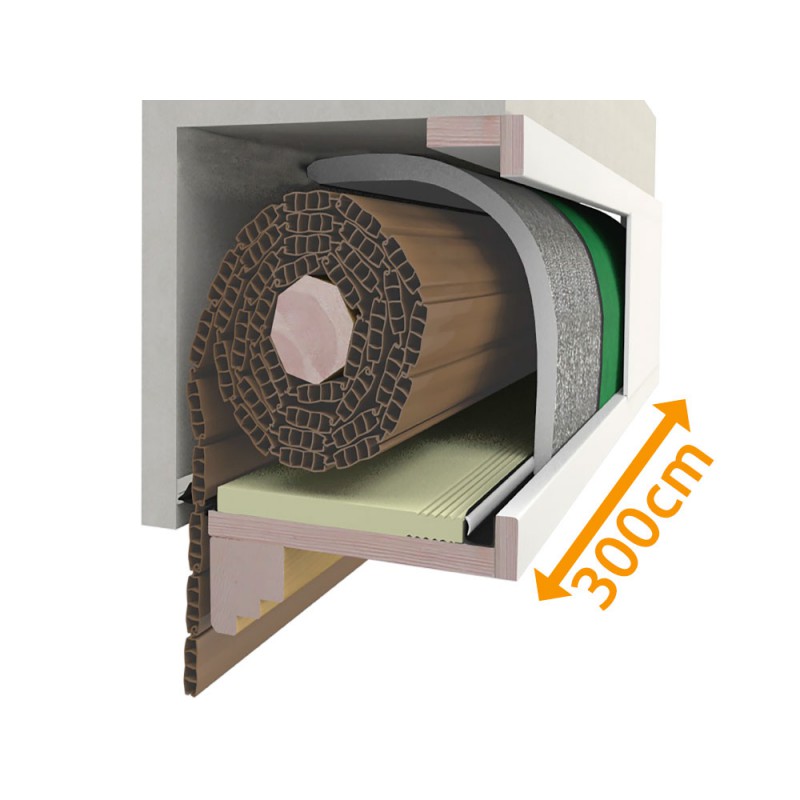 Composition Cassonetto 300 cm pour l'isolation Stores PosaClima Renova