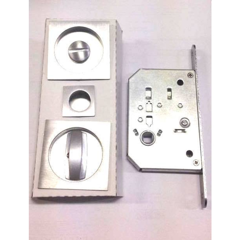 Kit Poignées Encastrées Carrées pour Portes Coulissantes Arieni 94/Q