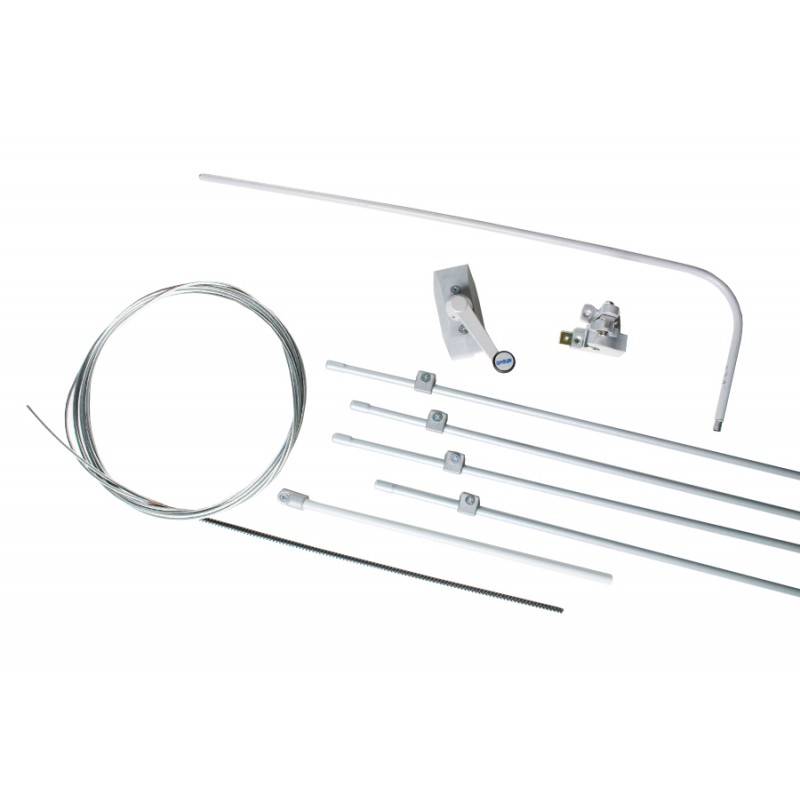 Kit complet pour mécanisme d'ouverture simple vasistas Ultraflex UCS pour fenêtre