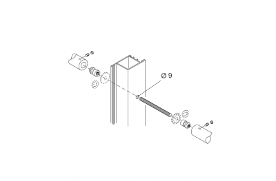 Kit de fixation TROPEX 01 pour mitigeur