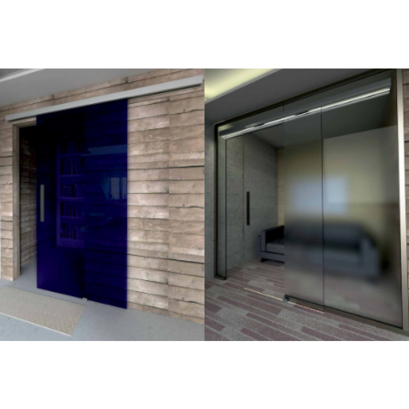 Kit coulissant Système de verre MiniSlide SbyC avec guide coulissant