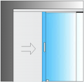 Kit coulissant Système de verre MiniSlide SbyC avec guide coulissant
