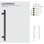 Laconico Colombo Design Poignée de Tirage sans Rosaces Alberto Meda