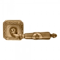 Epoque Série latine forme port poignée de Rosette ronde Frosio Bortolo Made in Italy